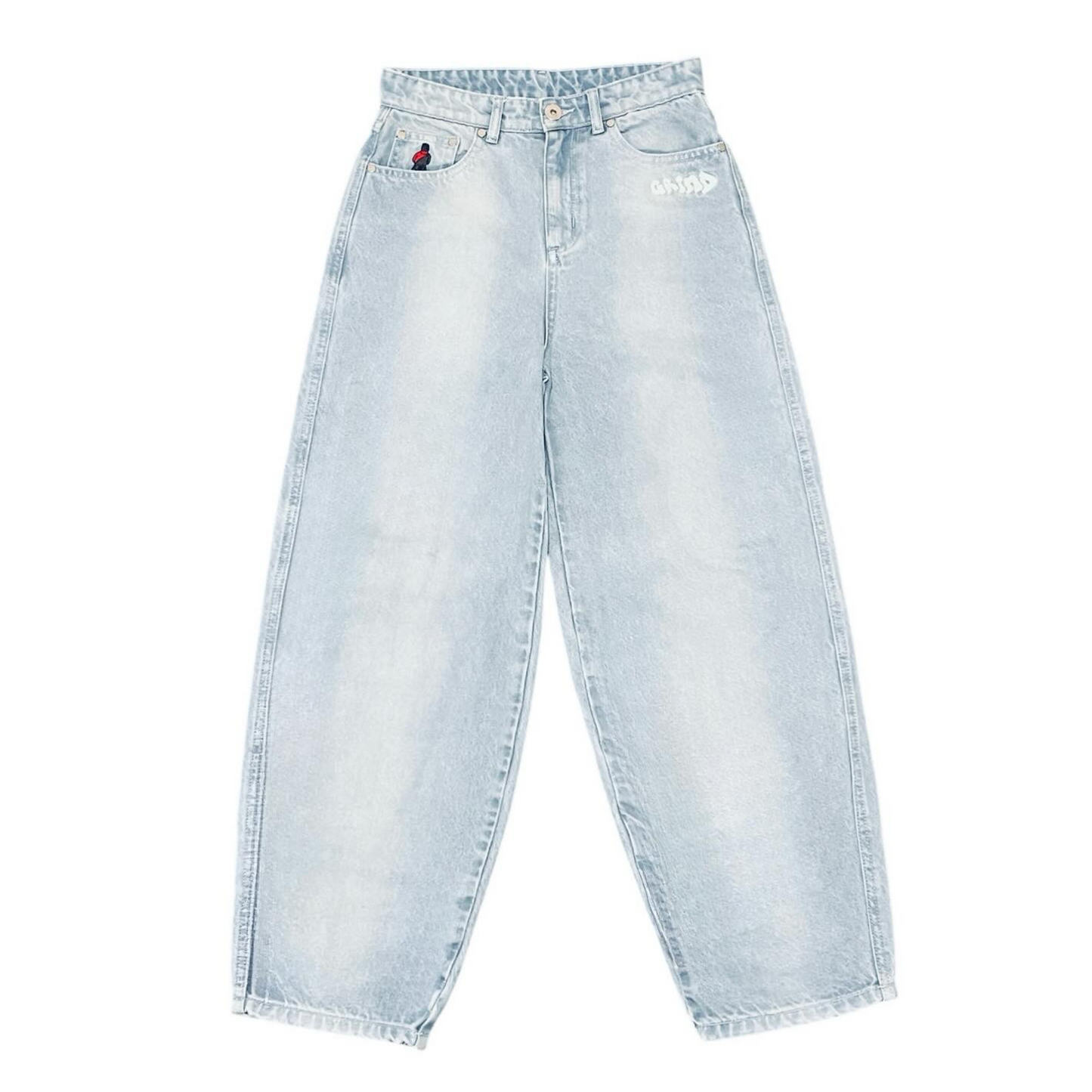 Light blue baggy jeans
