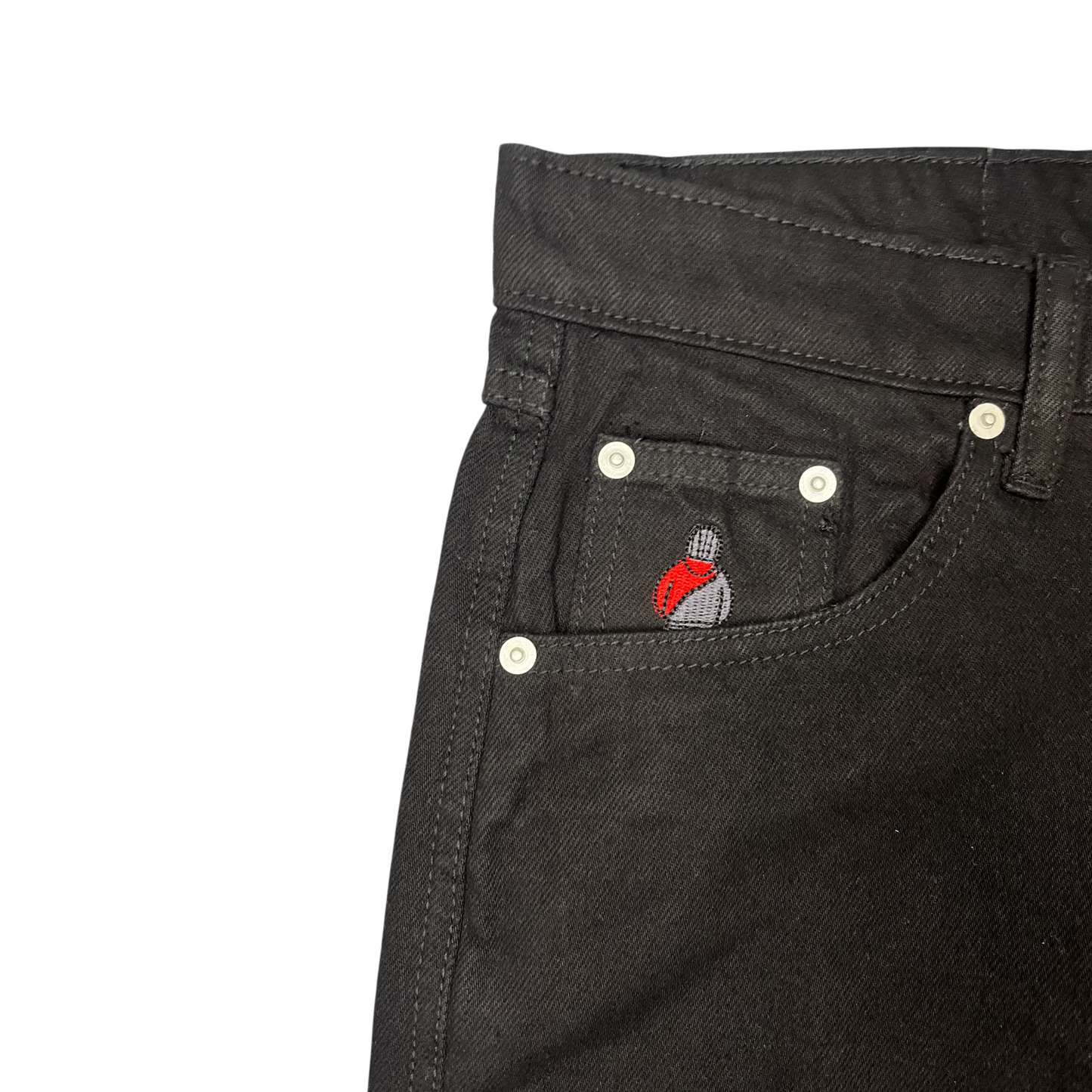 black baggy jeans